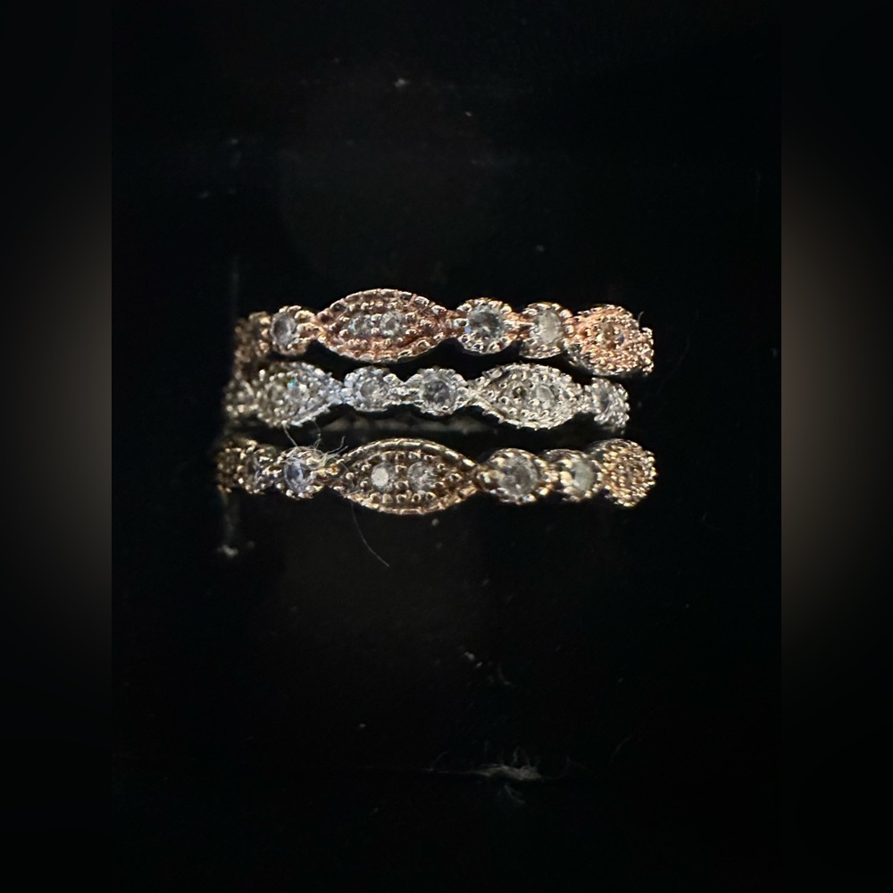 Dazzling Stacking Rings - Picture 2 of 6